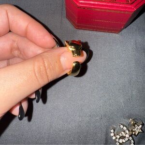 Gold panther Ring